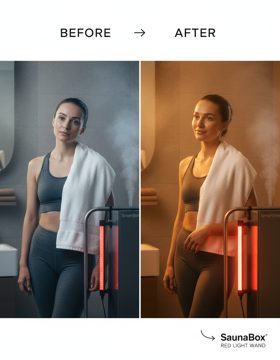 SaunaBox® Wand Red Light